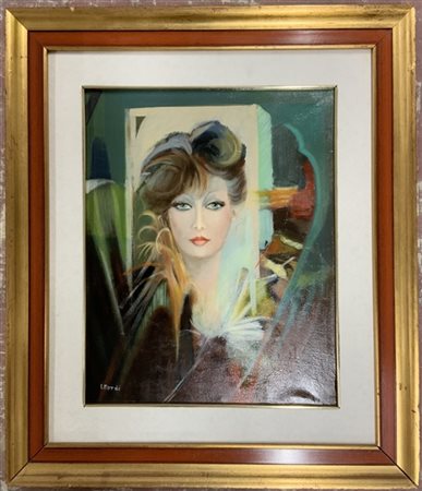 I. Nardi "Ritratto di donna" 
olio su tela (cm 50x40)

firmato in basso a sinist