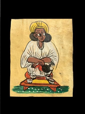 [MANOSCRITTI] Arte copto etiope fine XIX - prima metà XX secolo. La cerimonia d