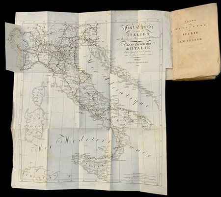 [VIAGGI] REICHARD, Heinrich August Ottokar. Guide des voyageurs en Italie et en