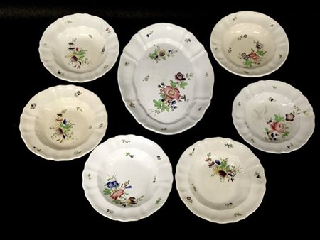 Società Ceramiche Richard, parte di servizio di piatti "Vecchio Lodi" composto