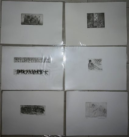Lotto composto da numerose incisioni di diversa epoca (difetti)