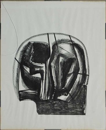 Giovanni Molteni "Senza titolo" 
litografia
cm 87x70
numerata 1/50 e firmata in