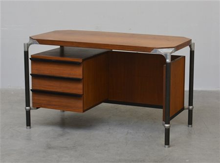 Ufficio Tecnico M.I.M. Scrittoio modello "Programma Urio". Roma, 1958. Piano ret