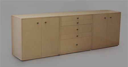 Paolo Tommasi Lotto di tre mobili contenitore dei quali uno con cinque cassetti