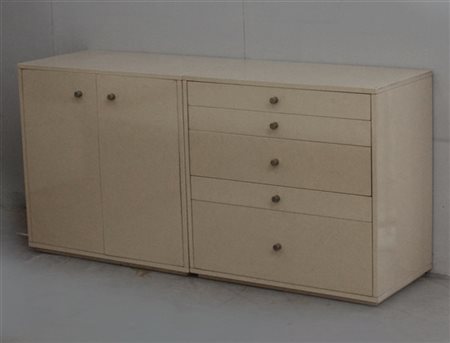 Paolo Tommasi Lotto composto da due mobili contenitore dei quali uno con cassett