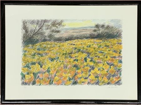 Renato Guttuso - Michele Cascella Lotto composto da tre litografie: una di Casce