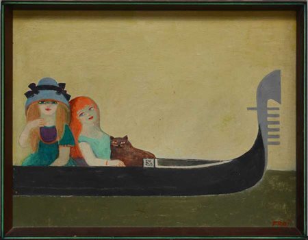 Felicita Frai "Senza titolo" 
olio su tela
cm 34x44
firmato in basso a destra. I