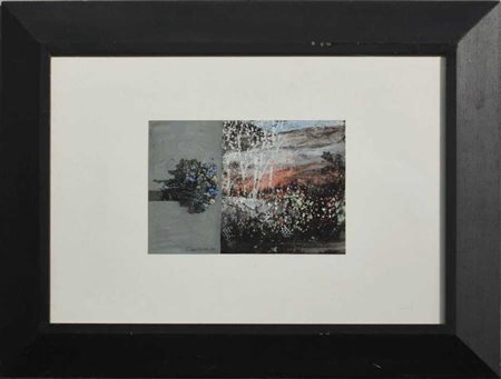 Giuseppe Banchieri "Senza titolo" 1970
tecnica mista su cartoncino
cm 16,5x24,5