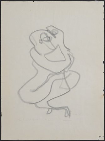 Dorothea Tanning "Senza titolo" 1965
matita su carta
cm 55x41
dedicata in basso