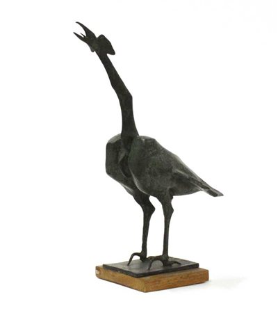 Ernesto Ornati "Uccello" 1964
scultura in bronzo su base in legno
h cm 54
firmat