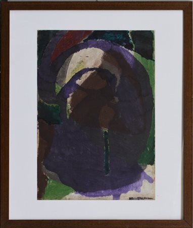 Galliano Mazzon "Senza titolo" 1949
tecnica mista su carta
cm 48x33
firmato e da