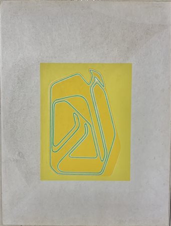 Pablo Palazuelo "Sing" 1977
litografia a colori stampata su carta cina
cm 67x50