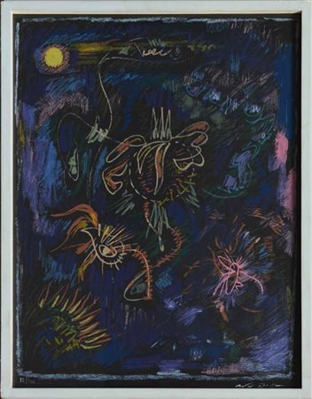 André Masson "Composizione" 
litografia a colori
cm 66,5x50,5
numerata 12/100 e