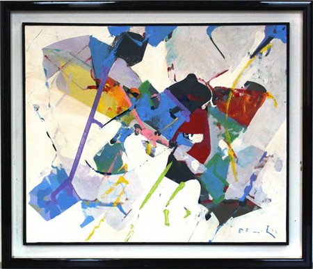 Edoardo Franceschini "Senza titolo" 1991
olio su tela
cm 50x60
firmato in basso