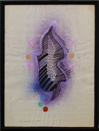 Christo Coetzee "N. IB, Spain" 1968
tecnica mista su carta
cm 64x48
firmato, tit