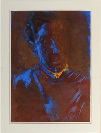 Velasco Vitali "Senza titolo" 1994
tempera e pastello su carta, cm 62x45
Firmato