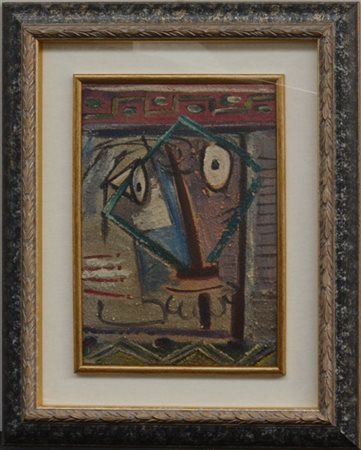 Piero Maggioni "Primitivo Studio" fine anni '70
tecnica mista materica e graffit