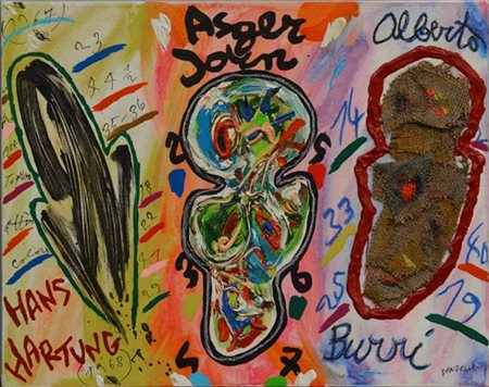 Bruno Donzelli "Ormare" 
olio e tecnica mista su tela
cm 40x50
Firmato in basso