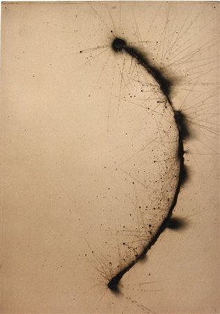 Pietro Coletta "Senza titolo" 1994
tecnica mista e bruciatura su cartone
cm 103x