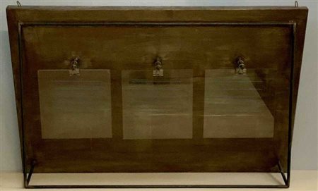 Mauro Folci "Senza titolo" 1988
ferro e vetro
cm 150x128x10
Firmato e datato 88