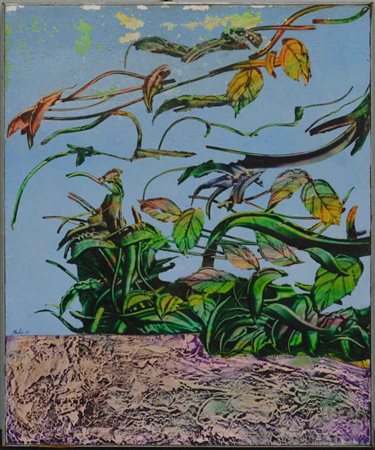 Franco Mulas "Primavera" 1969
tecnica mista su tavola, cm 60x50
Firmato e datato