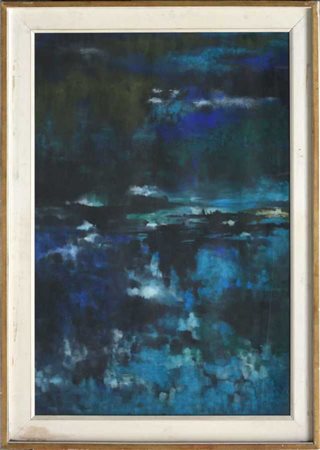 Raffaele Castello "Canti nordici" 1952
tempera su carta
cm 97x68
firmato in bass