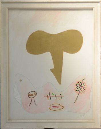 Marcello Pirro "Senza titolo" 1972
olio su tavola
cm 80x60
ffirmato in basso a d