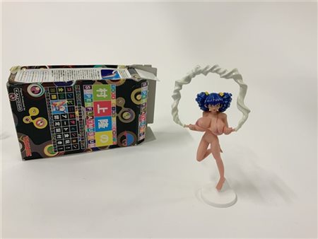 Takashi Murakami "HIROPON/Blue" 
scultura gadget in plastica
h cm 9
in scatola o
