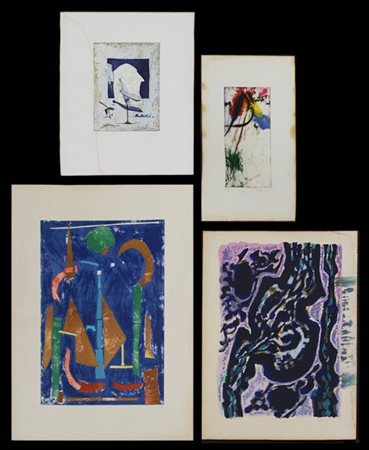 Lotto composto da una litografia di Andre Lanskoy, un acquaforte di Maurice Hen