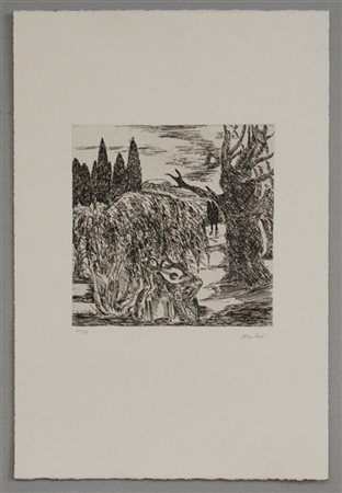 Arturo Martini (After) "Musici" 
acquaforte
cm 56x38
numerata a matita es. 44/99