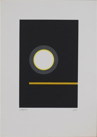 Jean Leppien "Composizione" 
serigrafia
cm 70x50
firmata e numerata 60/100 in ba