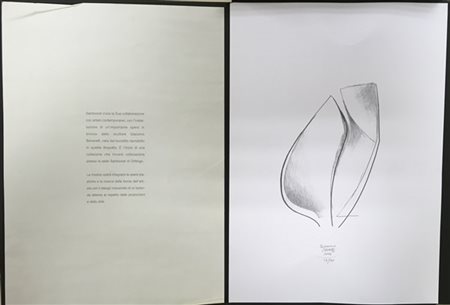 Giacomo Benevelli "Senza titolo" 2004
litografia
cm 43x30,5
firmata, datata e nu