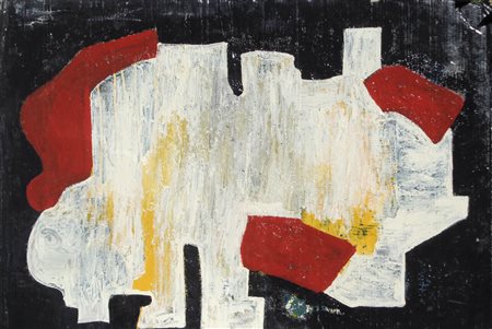 Edilio Riccini (Bracciano 1926) Scarti temporali, 2002;Olio e smalto su...