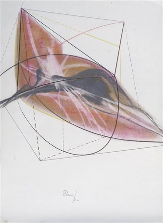 Christiano Parini (Reggio Emilia 1947) Senza titolo;Pastelli col. su carta,...