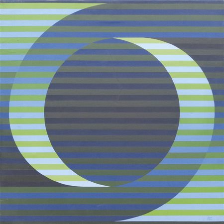 Alberto Fabra (1920-2011) Q. 22, 1976;Acrilico su tela, 59,5 x 59,5 cm, lieve...