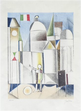 Franco Gentilini (Faenza 1909 – Rom/Roma 1981) Senza titolo;Senza titolo