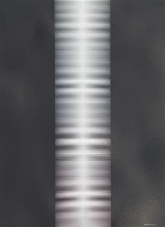 Getullio Alviani (Udine 1939 – Mailand/Milano 2018) Testura in nero,...