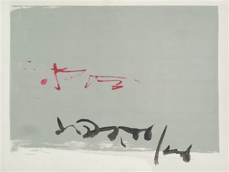 Antoni Tàpies Senza titolo, 1980;Litografia su carta, 55 x 73,5 cm Non...