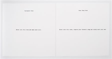 Yutaka Matsuzawa (Japan/Giappone 1922 – 2006) Twin rooms, 1988;2 serigrafie,...