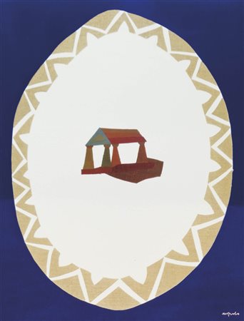 Ugo Nespolo (Mosso 1941) Neo-Classico, 1974;Rotoflessografia su metallo, 75 x...