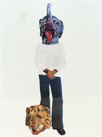 Ugo Nespolo (Mosso 1941) Ipotesi dialettica, 1974;Rotoflessografia su...