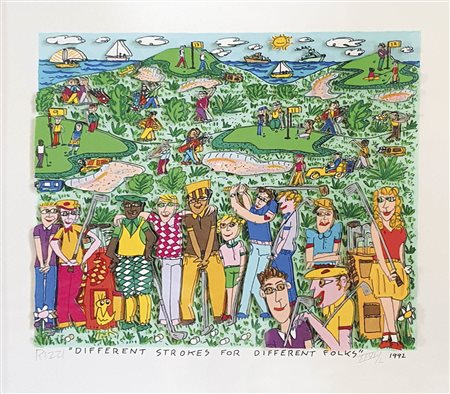 James Rizzi (New York 1950 – 2011) Different Strokes for Different Folks,...