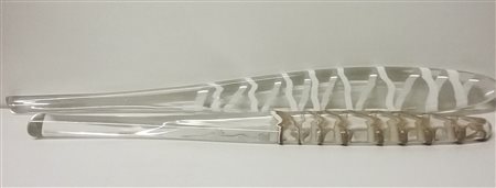 Vetreria Cenedese Murano Due bacchette da cocktail, Anni ‘60; in vetro...