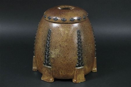 Paul Winand (1879 – 1956) Compostiera da punch Jugendstil, 1909;In gres con...