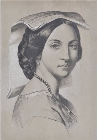 Eugenio Prati (Caldonazzo 1842 – Caldonazzo 1907) Fanciulla romana;Gessetti,...