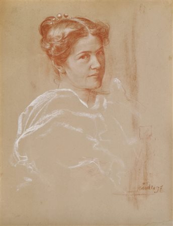 Franz von Defregger Stronach, Osttirol 1837 – München/ Ritratto di una...