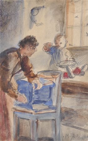 Josef Moroder Lusenberg (St. Ulrich in Gröden/Ortisei 1846 – 1939) La vigilia...