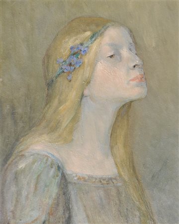 Anton Colli (Cortina d’Ampezzo 1870 – Innsbruck 1950) Ragazza von capelli...