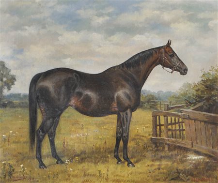 Geoffrey Douglas Giles (Karachi 1857 – England/Inghilterra 1923) Ritratto...