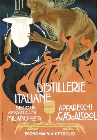 Leopoldo Metlicovitz (Triest/Trieste 1868 – Ponte Lambro 1944) Manifesto...